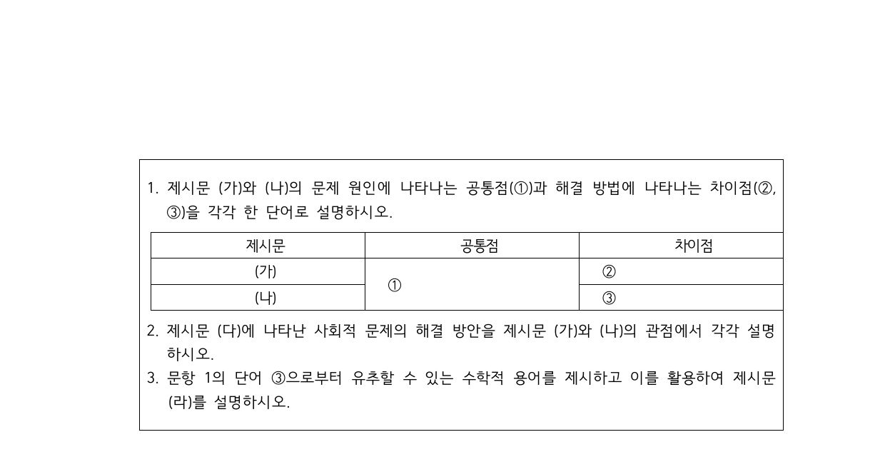 2023학년도 고려대학교 수시 학업우수전형 자연 오전 2쪽