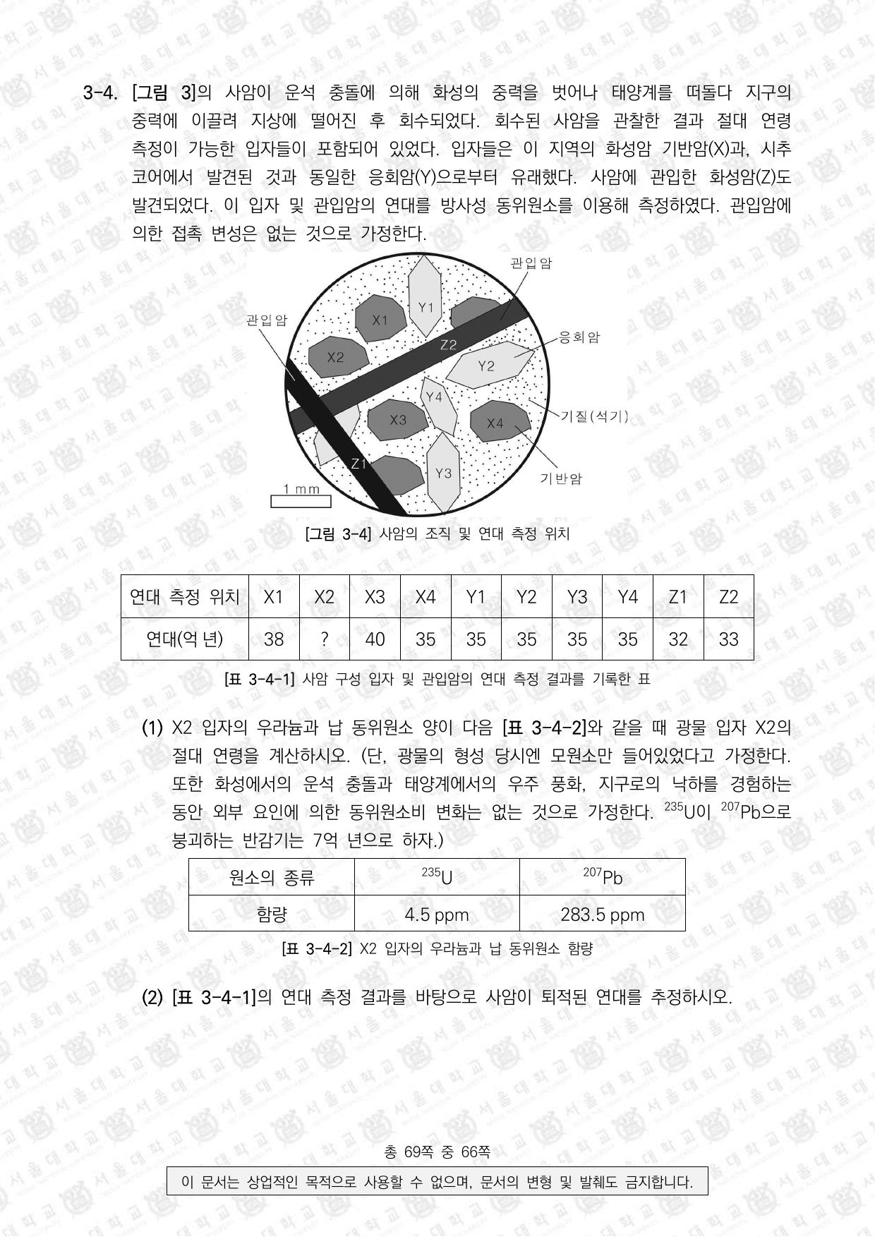 2025학년도 서울대학교 수시 일반전형 면접 및 구술고사 지구과학 13쪽